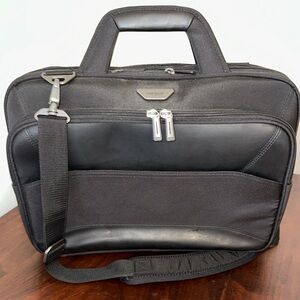 Targus Black Briefcase with Silver Accents